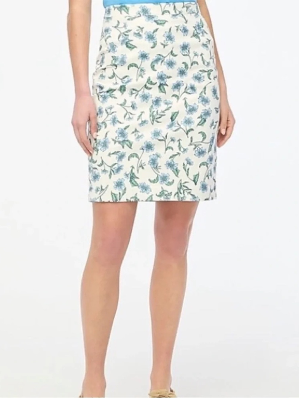 J. Crew Factory • Printed Pencil Skirt